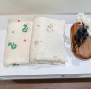 Khăn mặt muslin, khăn tắm muslin nhiều màu cho bé giá rẻ